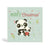 Sustainable Christmas Cards - Double The Panda , Double The Trouble.