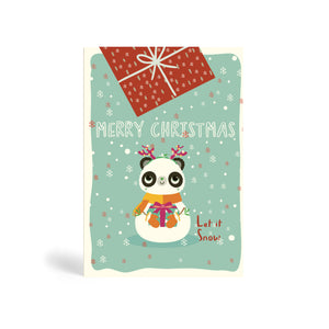 A6 merry Christmas Environmentally Friendly Christmas Card.