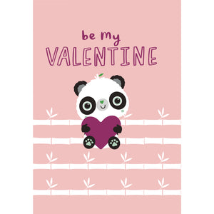 A6 Be My Valentine | Eco-friendly Valentines Cards | Panda Joy UK